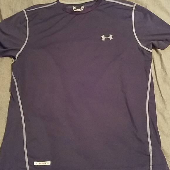 Under armour heat gear fitted navy shirt - Picture 1 of 1